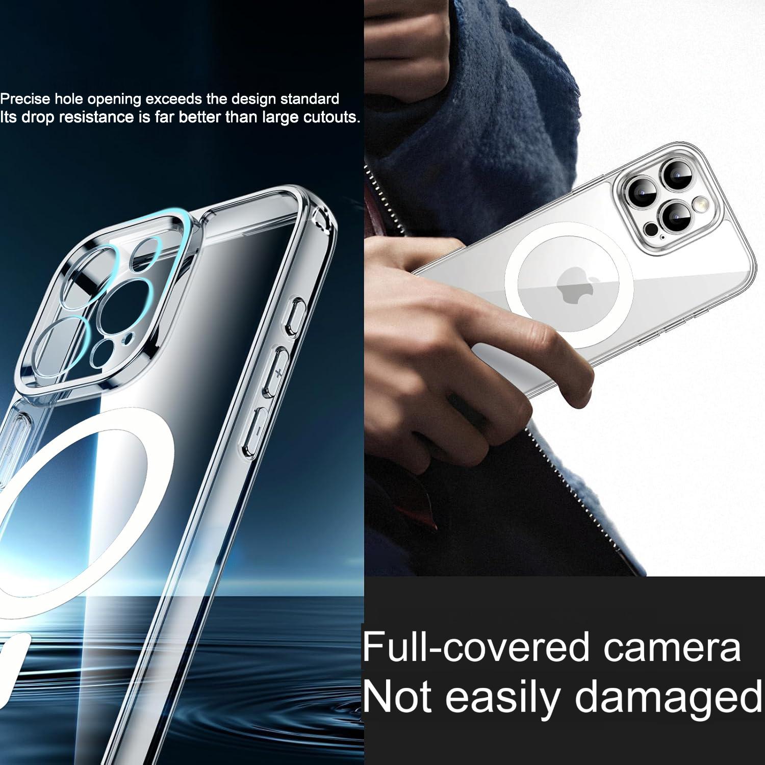 Transparent Compatible with MagSafe Case for iPhone