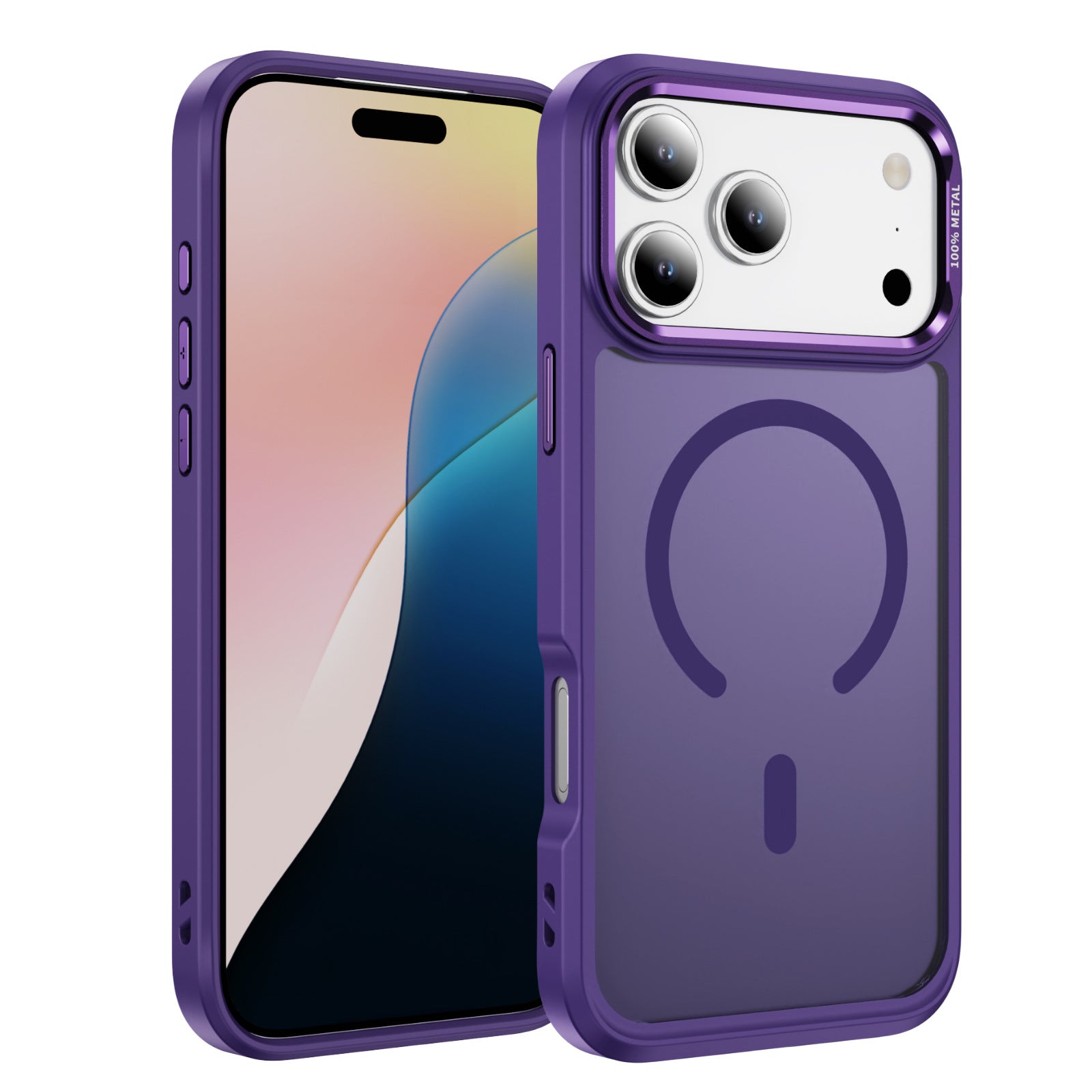 Translucent Matte Compatible with MagSafe Case for iPhone
