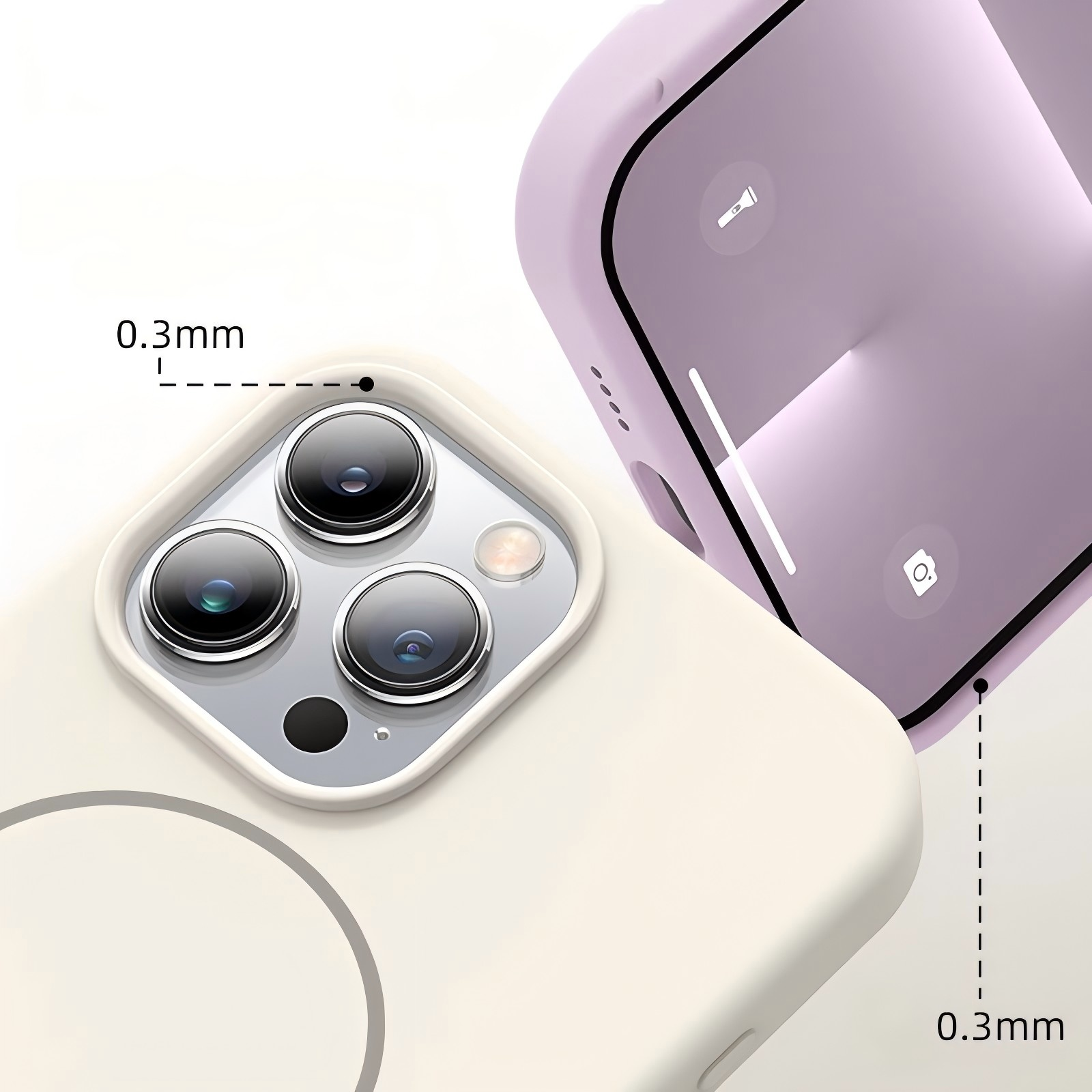Silicone Case for iPhone  - Compatible with MagSafe