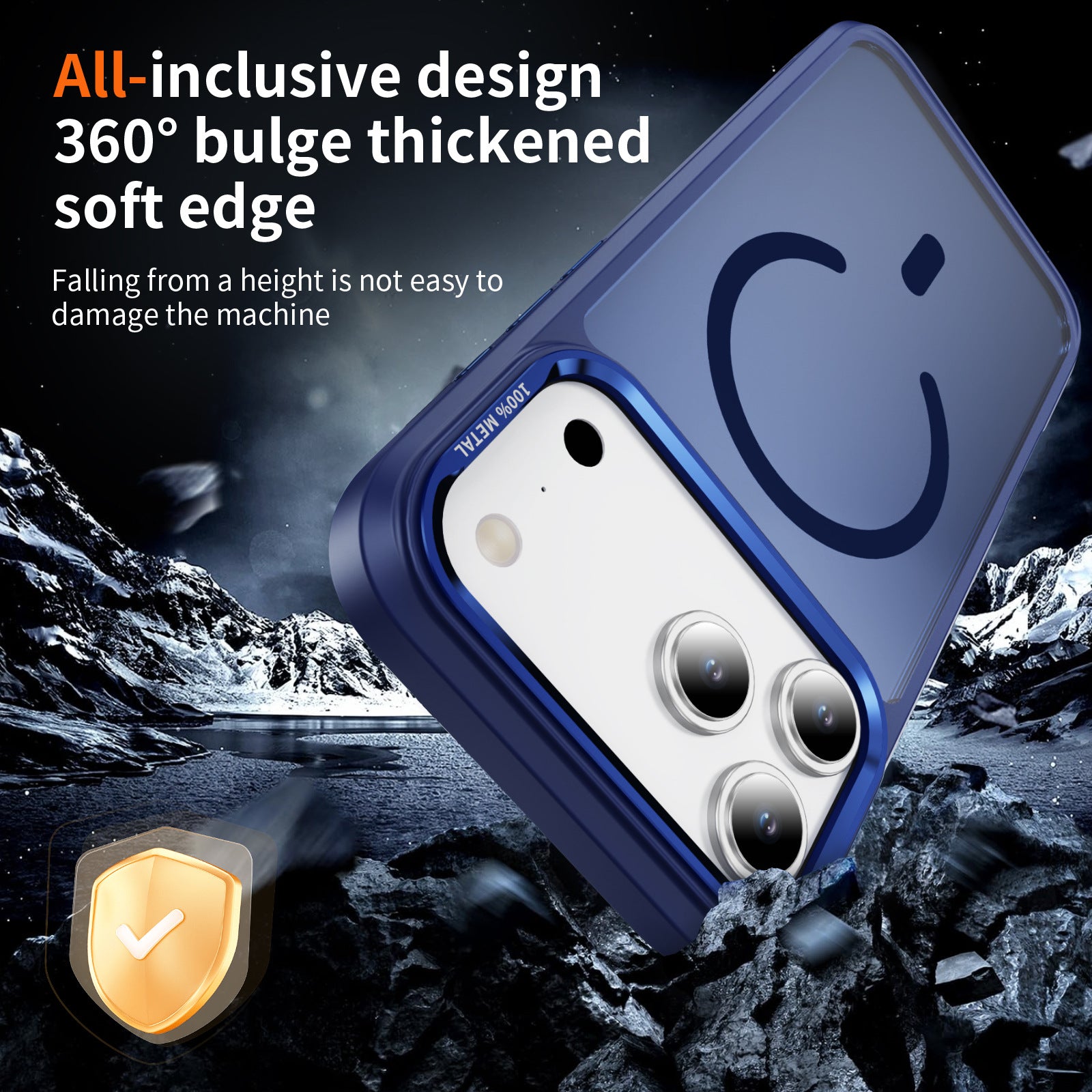 Translucent Matte Compatible with MagSafe Case for iPhone