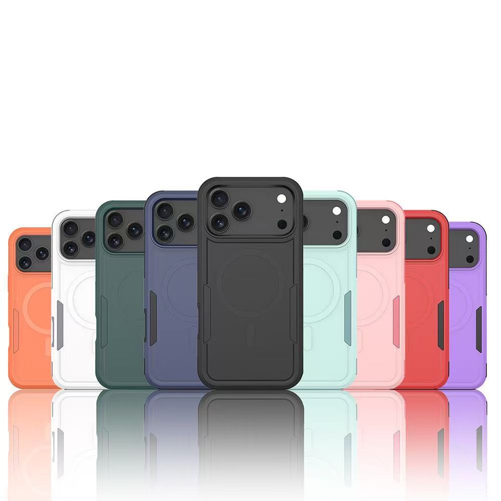 Heavy Duty Case for iPhone,Sliding Camera Cover with Rotate Ring Kickstand