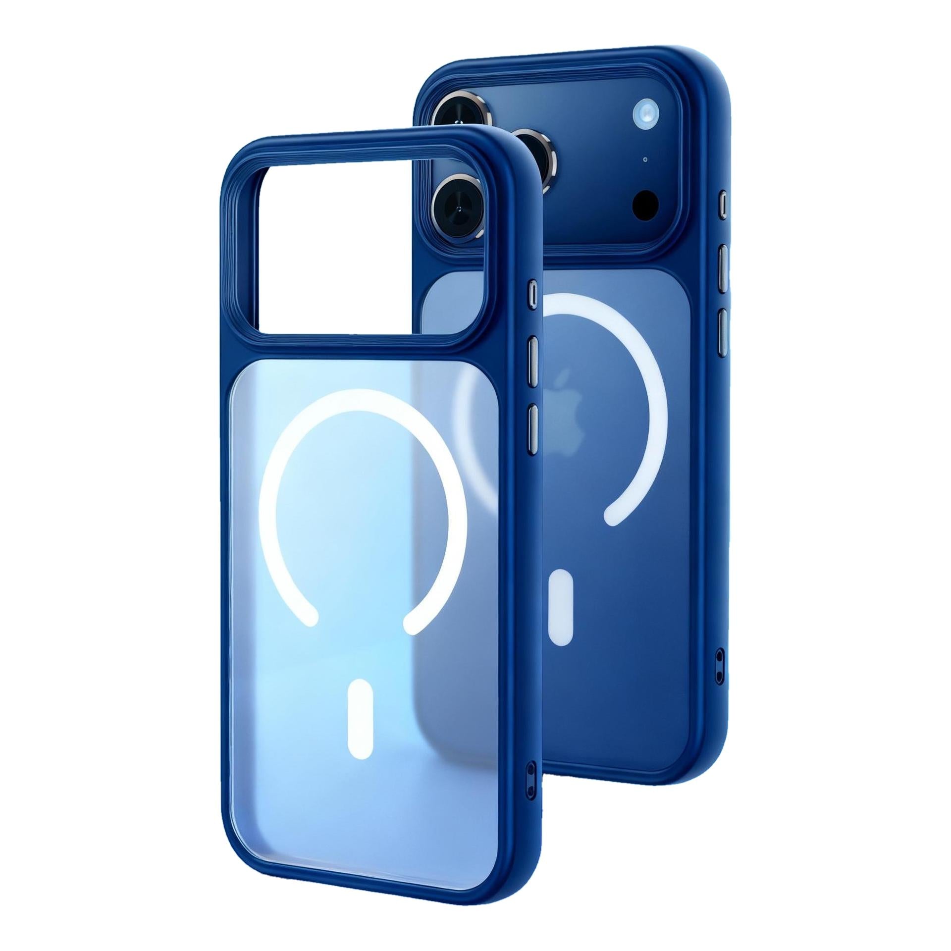 Bumper Translucent Matte Compatible with MagSafe Case for iPhone