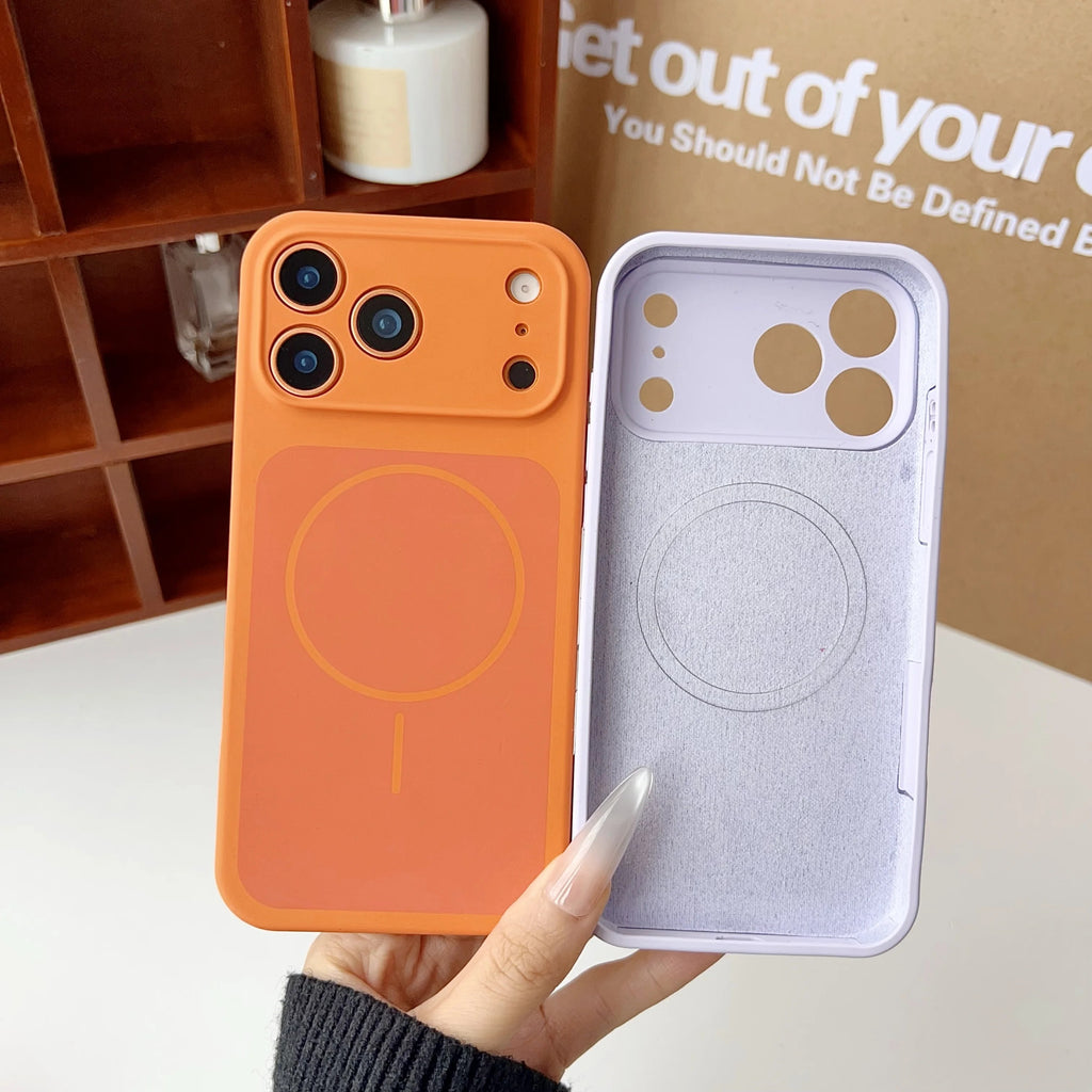Liquid Silicone Compatible with Magsafe Case for iPhone