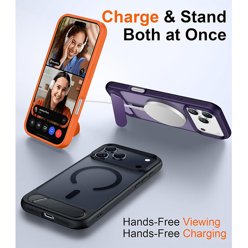 Translucent Matte Compatible with MagSafe Case for iPhone